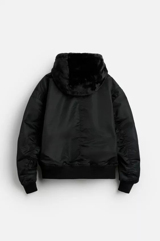 REVERSIBLE BOMBER JACKET