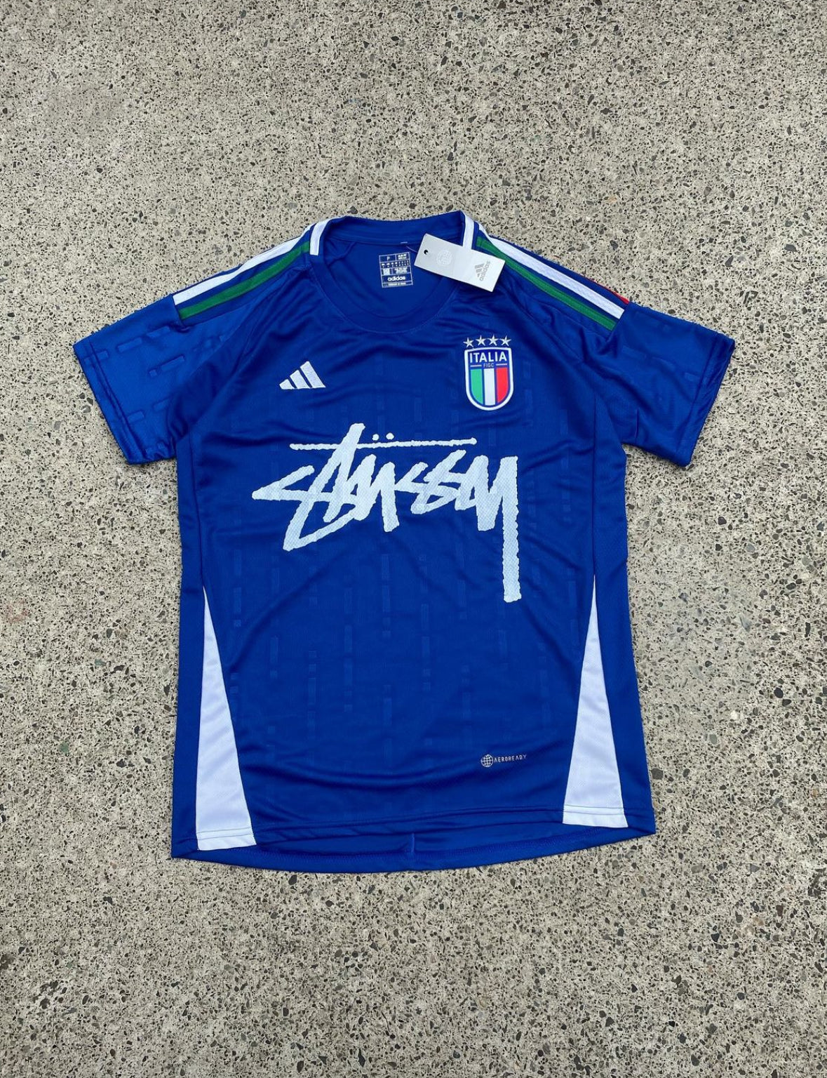 STÜSSY X “ITALY” JERSEY -  BLUE