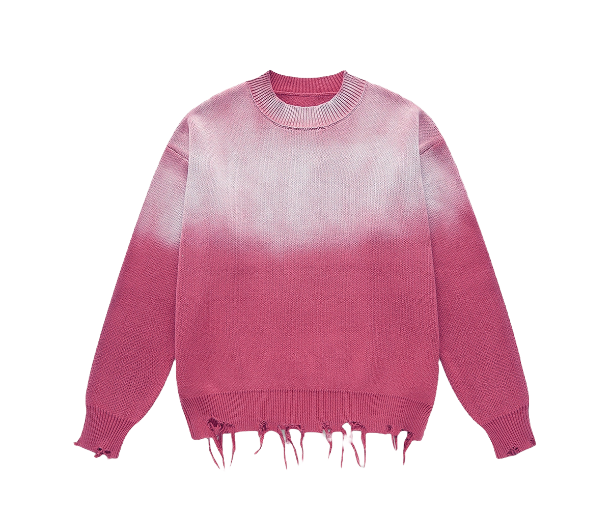 ARVID - DISTRESSED SWEATER